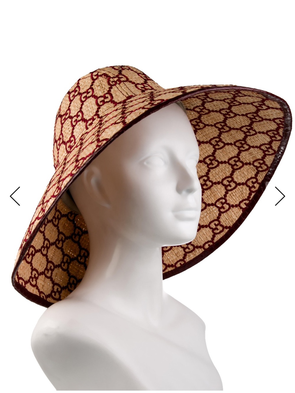 Gucci Wide Brim Sun Hat